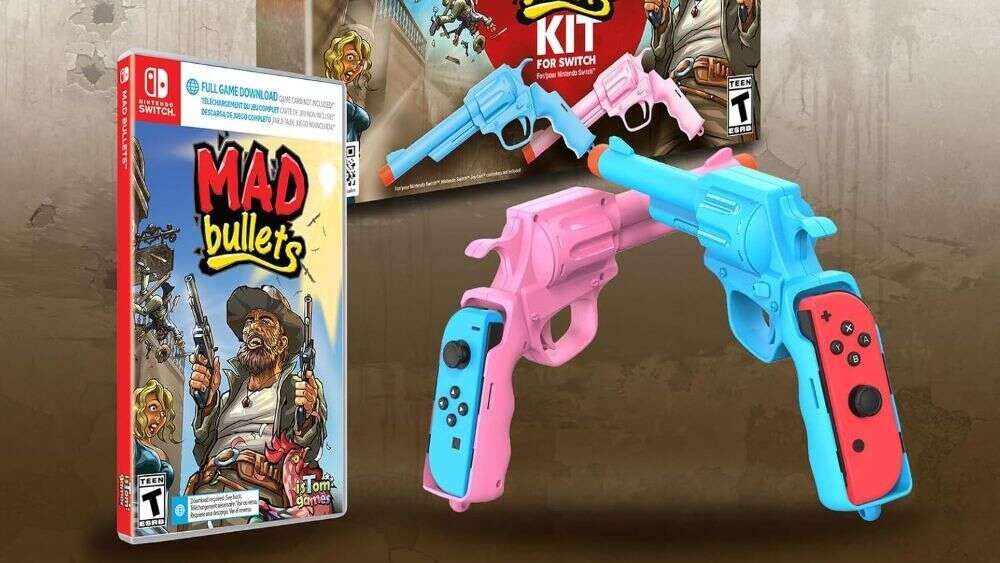 Switch Rail Shooter Mad Bullets Getting A New Bundle With Two Joy-Con Revolvers