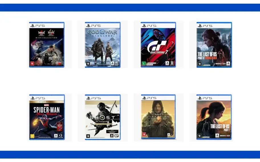 Jogos de PS5 em oferta