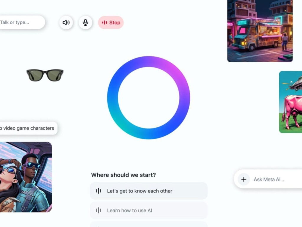 Meta Lança Aplicativo com Assistente de Voz Baseado em IA e Funcionalidades de Edição de Imagens