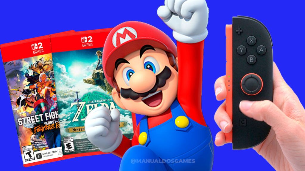 Nintendo Switch 2: Onde comprar película e case compatíveis para o novo console 5 super-mario-bros-e-nintendo-switch-2