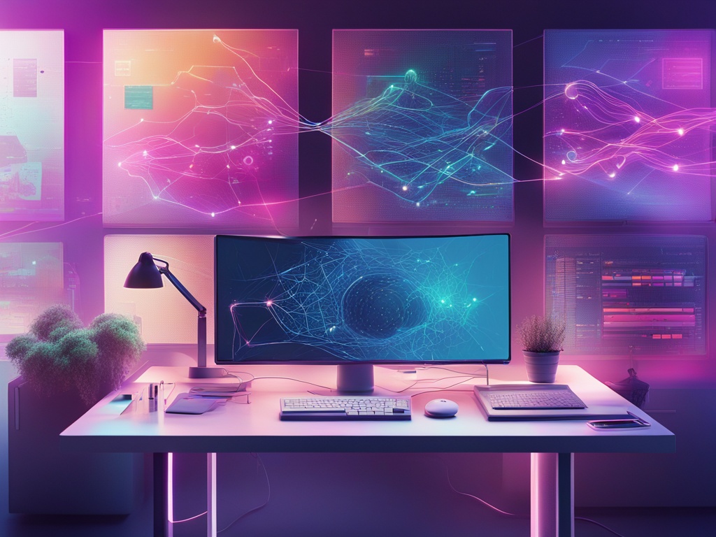 Desperte sua criatividade com os wallpapers de inteligência artificial: transforme sua tela em um oceano de inovação!