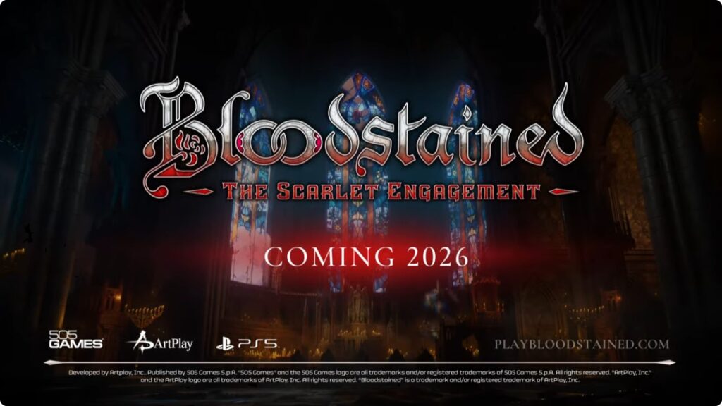「Bloodstained: The Scarlet Engagement」が2026年内に発売決定。前作の数年前の世界を描くシリーズ最新作