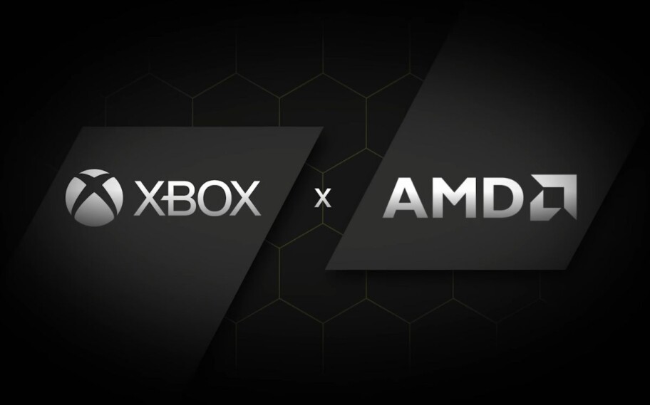 Imagem da parceria entre Xbox e AMD