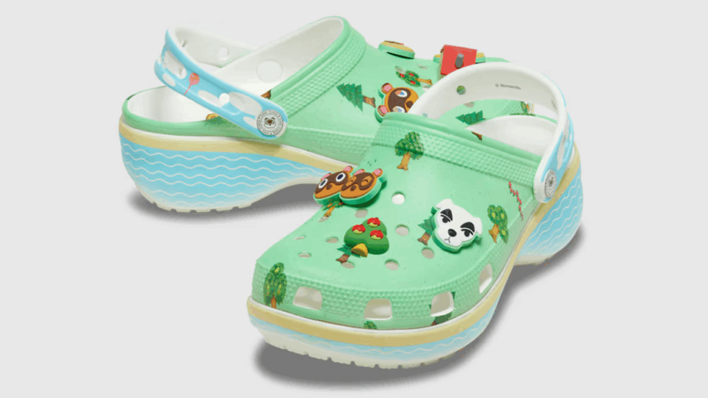 Nintendo e Crocs Lançam Calçados Temáticos de Animal Crossing