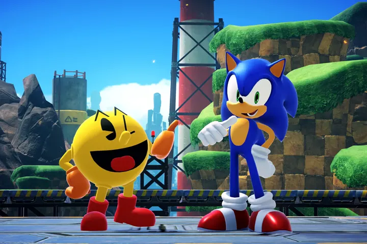 Sega e Bandai Namco formalizam parceria Sonic e Pac-Man