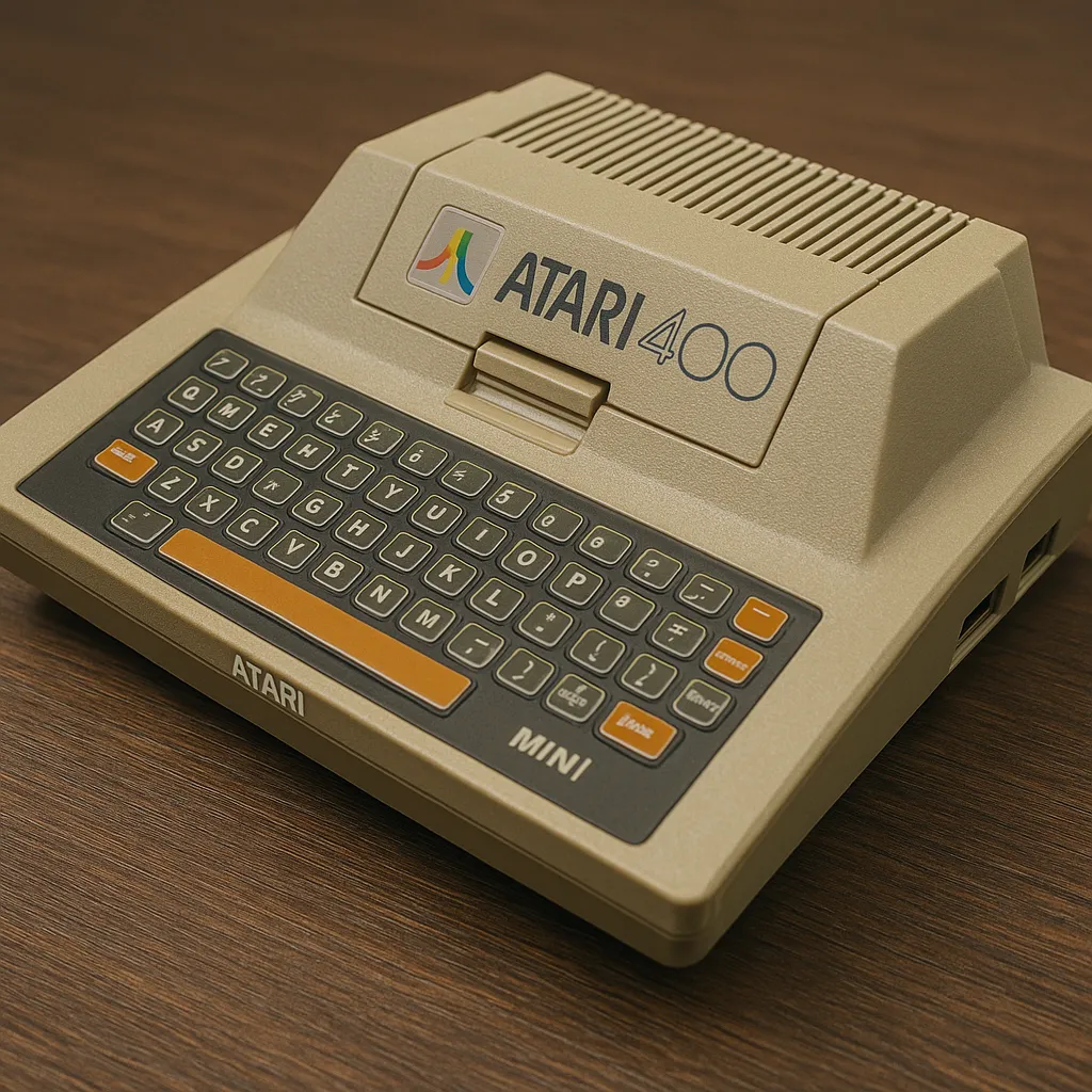 Descubra a nostalgia reinventada: Console Atari 400 Mini revela uma viagem no tempo em sua sala de estar!