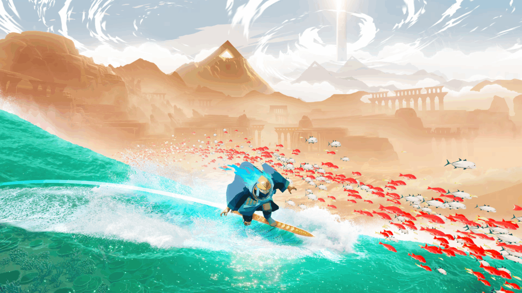 Sword of the Sea lançado para PC e PS5, disponível na PS Plus