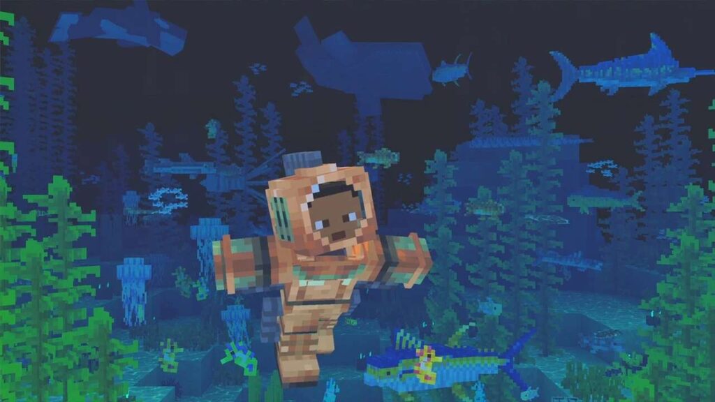 Nova expansão de Minecraft traz pesca divertida e amigável!