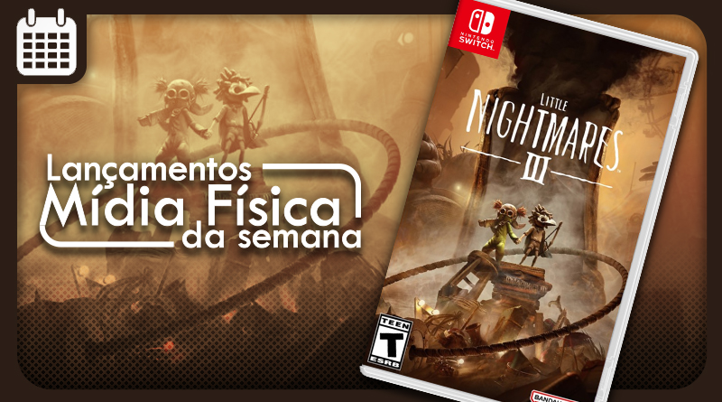 Novidades em Mídia Física: Little Nightmares III e Disgaea 7!