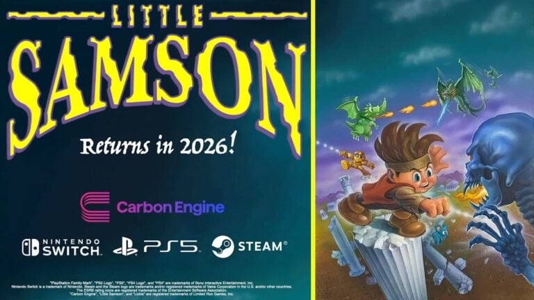 Little Samson chega ao Switch em 2026: Um clássico renasce!