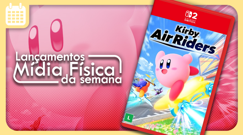 Novos Jogos em Mídia Física: Kirby e a Turma do Bob Esponja!