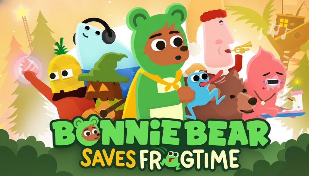 Bonnie Bear Resgata Frogtime: Data de Lançamento no Switch!